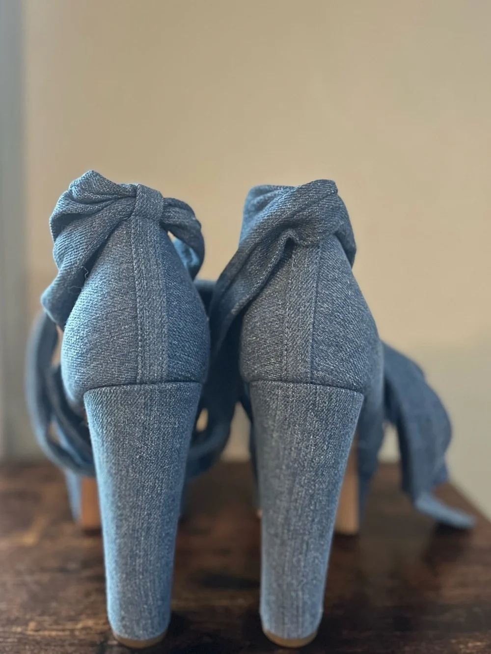 Denim Fashion Nova Plot Twist Heel